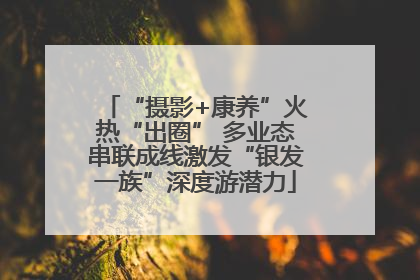 “摄影+康养”火热“出圈” 多业态串联成线激发“银发一族”深度游潜力