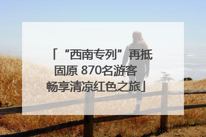 “西南专列”再抵固原 870名游客畅享清凉红色之旅