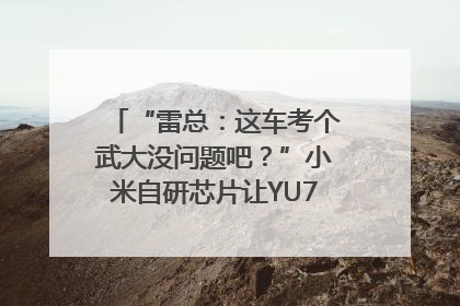 “雷总：这车考个武大没问题吧？”小米自研芯片让YU7会学习｜汽车科技
