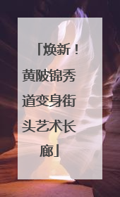 焕新！黄陂锦秀道变身街头艺术长廊