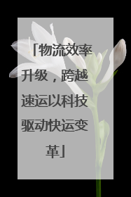 物流效率升级，跨越速运以科技驱动快运变革