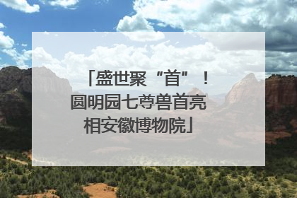 盛世聚“首”！圆明园七尊兽首亮相安徽博物院