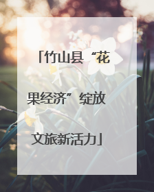 竹山县“花果经济”绽放文旅新活力