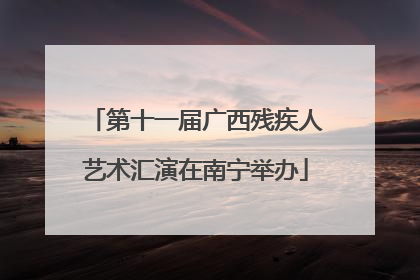 第十一届广西残疾人艺术汇演在南宁举办
