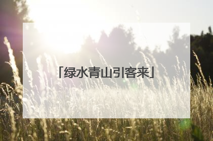 绿水青山引客来
