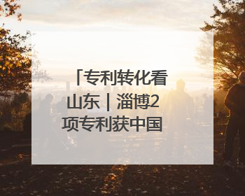专利转化看山东｜淄博2项专利获中国专利优秀奖