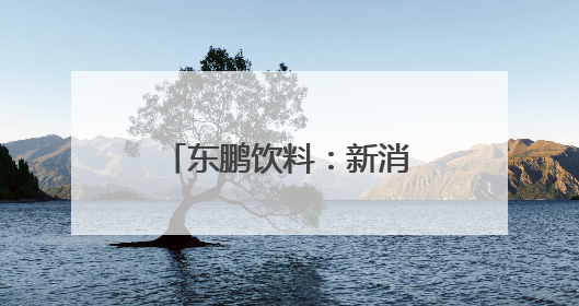 东鹏饮料：新消费浪潮下的民族品牌突围之路