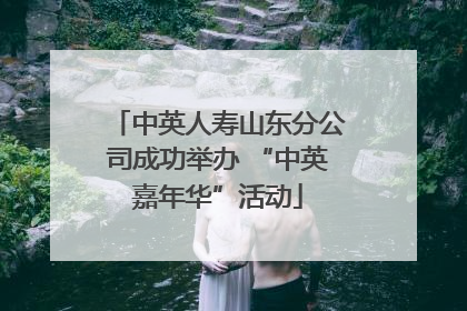中英人寿山东分公司成功举办 “中英嘉年华”活动