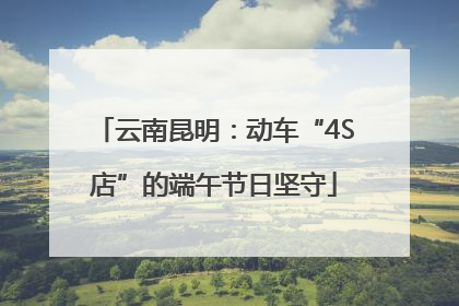 云南昆明：动车“4S店”的端午节日坚守