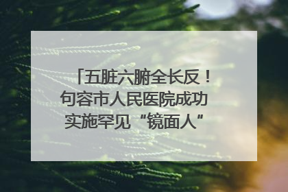 五脏六腑全长反！句容市人民医院成功实施罕见“镜面人”肝癌根治术