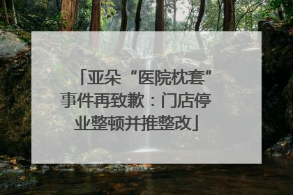 亚朵“医院枕套”事件再致歉：门店停业整顿并推整改