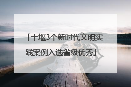 十堰3个新时代文明实践案例入选省级优秀