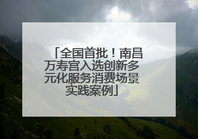 全国首批！南昌万寿宫入选创新多元化服务消费场景实践案例