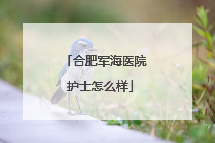 合肥军海医院护士怎么样