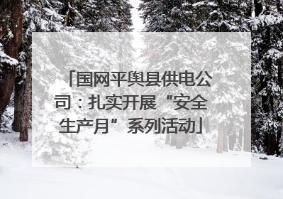国网平舆县供电公司：扎实开展“安全生产月”系列活动