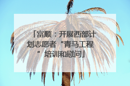 富顺：开展西部计划志愿者“青马工程”培训和慰问