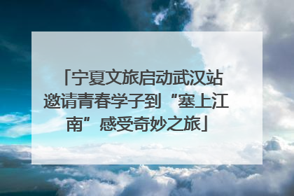 宁夏文旅启动武汉站 邀请青春学子到“塞上江南”感受奇妙之旅