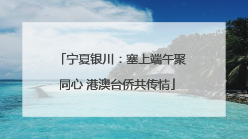 宁夏银川：塞上端午聚同心 港澳台侨共传情
