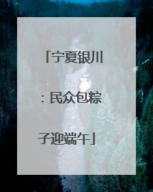 宁夏银川：民众包粽子迎端午