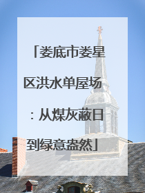 娄底市娄星区洪水单屋场：从煤灰蔽日到绿意盎然
