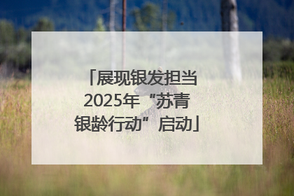 展现银发担当 2025年“苏青银龄行动”启动
