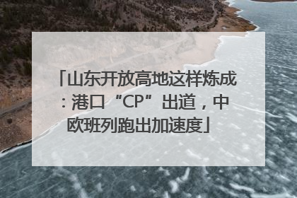 山东开放高地这样炼成：港口“CP”出道，中欧班列跑出加速度