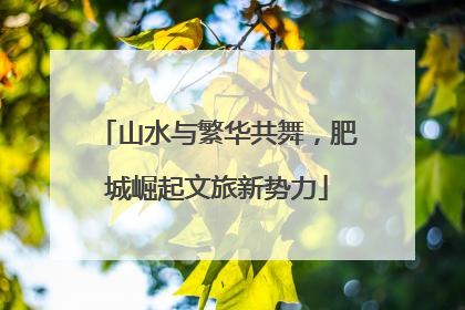 山水与繁华共舞，肥城崛起文旅新势力
