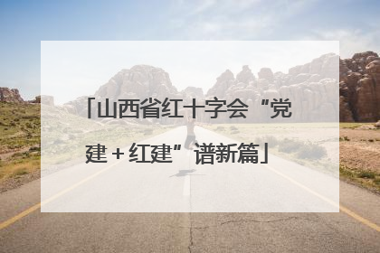 山西省红十字会“党建＋红建”谱新篇
