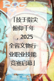 技于指尖 俯仰千年，2025全省文物行业职业技能竞赛启幕