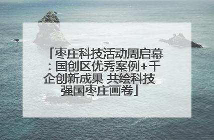 枣庄科技活动周启幕：国创区优秀案例+千企创新成果 共绘科技强国枣庄画卷