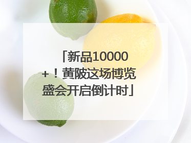 新品10000+！黄陂这场博览盛会开启倒计时