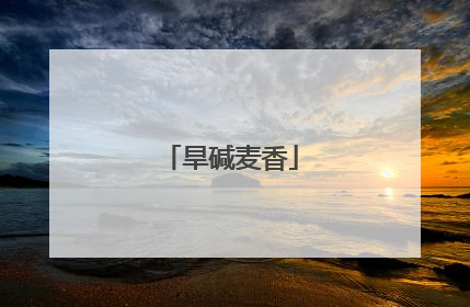 旱碱麦香