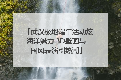 武汉极地端午活动炫海洋魅力 3D壁画与国风表演引热潮