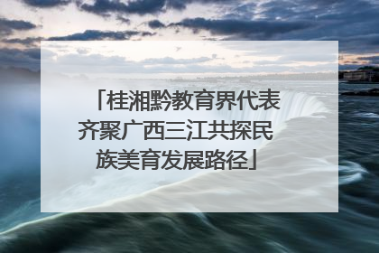 桂湘黔教育界代表齐聚广西三江共探民族美育发展路径
