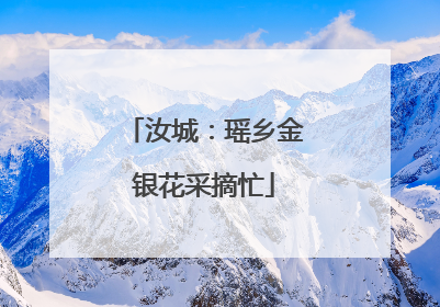 汝城：瑶乡金银花采摘忙