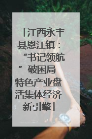 江西永丰县恩江镇：“书记领航”破困局 特色产业盘活集体经济新引擎