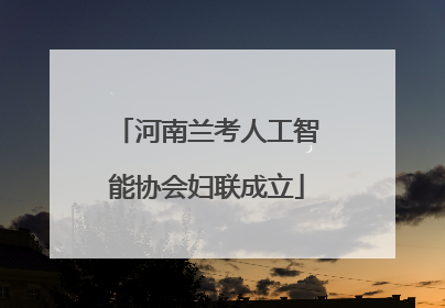 河南兰考人工智能协会妇联成立