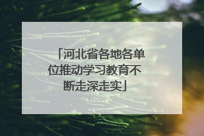 河北省各地各单位推动学习教育不断走深走实
