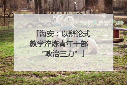 海安：以辩论式教学淬炼青年干部“政治三力”