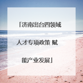 济南出台四领域人才专项政策 赋能产业发展