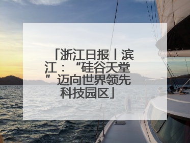 浙江日报丨滨江：“硅谷天堂”迈向世界领先科技园区