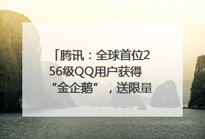 腾讯：全球首位256级QQ用户获得“金企鹅”，送限量版神秘惊喜等礼物