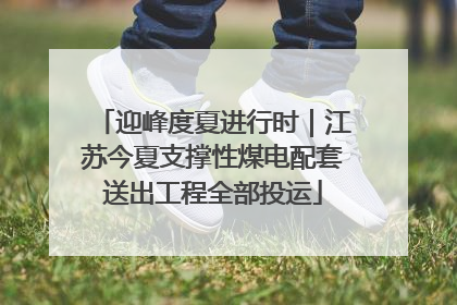 迎峰度夏进行时｜江苏今夏支撑性煤电配套送出工程全部投运
