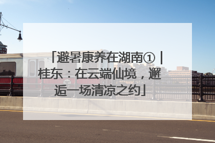 避暑康养在湖南①｜桂东：在云端仙境，邂逅一场清凉之约