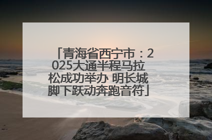 青海省西宁市：2025大通半程马拉松成功举办 明长城脚下跃动奔跑音符