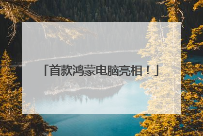 首款鸿蒙电脑亮相！