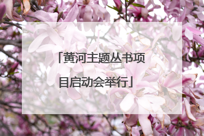 黄河主题丛书项目启动会举行