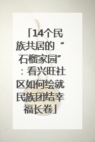 14个民族共居的“石榴家园”：看兴旺社区如何绘就民族团结幸福长卷
