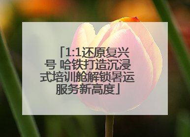 1:1还原复兴号 哈铁打造沉浸式培训舱解锁暑运服务新高度