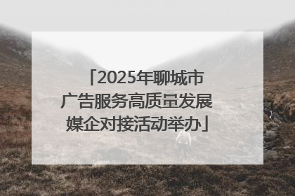 2025年聊城市广告服务高质量发展媒企对接活动举办